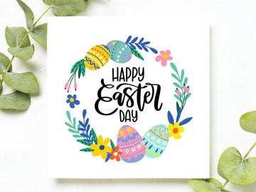 Happy Easter Gift BAG TAG, Happy Easter Gifts for Daughter Granddaughter Grandson Son Easter Cards for Wife Mum Bunny Basket Egg Card- on Lucasgift