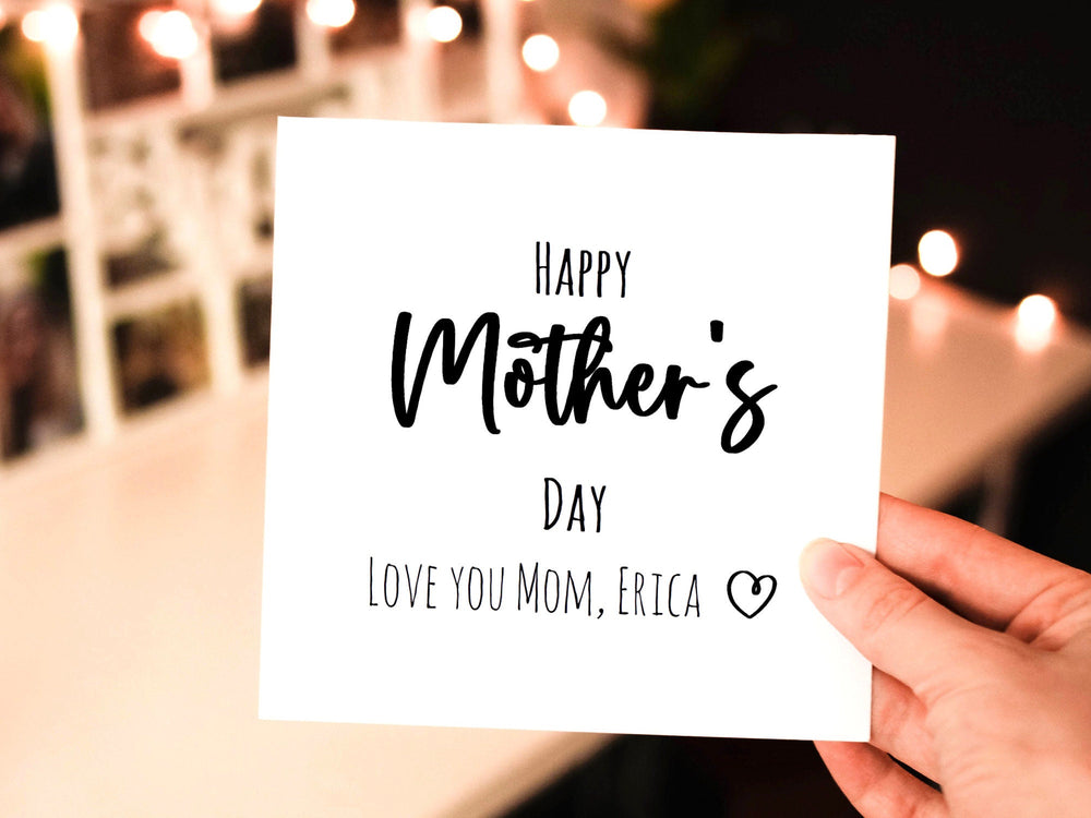 Mothers Day Card For Mommy, Mothers Day Card, Personalized Mothers Day Card, Beautiful Mothers Day Card, Personalized Card For Mom- on Lucasgift