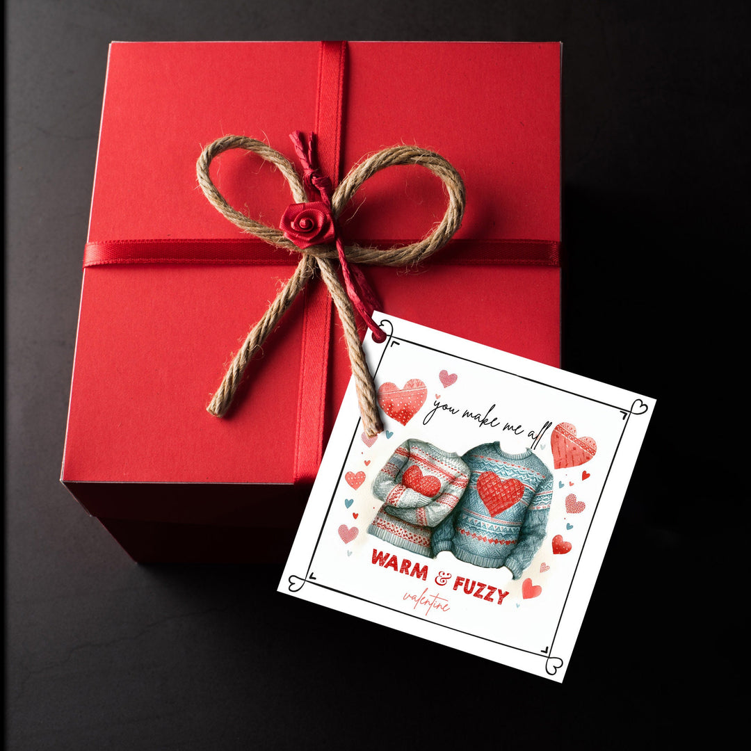 Sweater Valentine's Day Card, Couples Valentine, I Love you, Valentine Card for him, valentine gift for her, cute card, LGBTQIA love Card- on Lucasgift