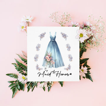 Maid of Honor Thank You Card, Thank you for being my Maid of Honor, Maid of Honor Gift, Maid of Honor Card, Bride Tribe Thank You Card- on Lucasgift