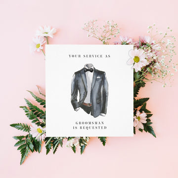Groomsmen proposal card, Will you be my groomsman, Will you be my Best Man, Groomsman Proposal, best man invitation, Choose your set- on Lucasgift