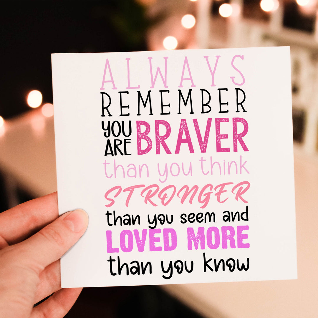 Cancer Support Card / Chemo Card / Breast Cancer Card / Cancer Encouragement Card / Hang in there card / cancer card woman / cancer patient- on Lucasgift