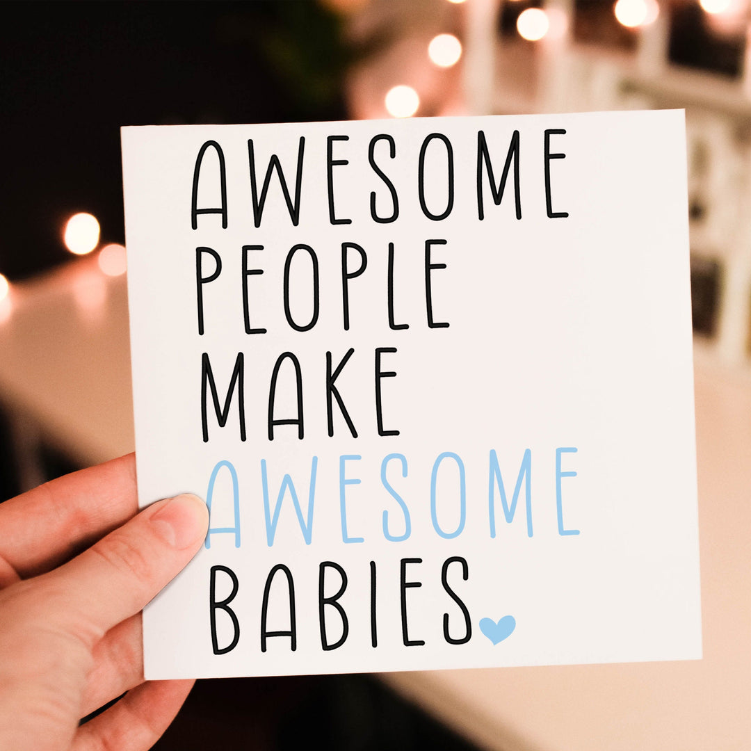 Baby Card - Card for new parents - Card for Baby Shower - funny baby shower card - funny baby card - congratulations pregnancy card- on Lucasgift