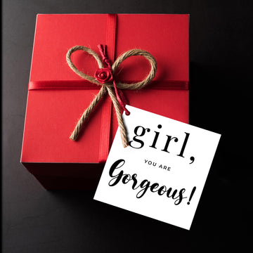 Girl You are Gorgeous. Friendship Card. Inspirational Friendship Card. Encouragement Card for Best Friends. Girl Boss Gifts. Love Card- on Lucasgift