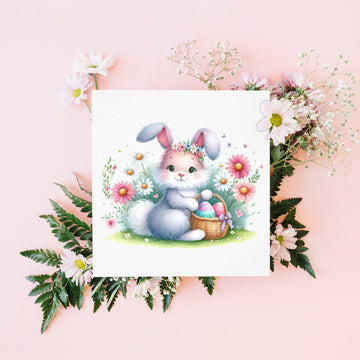 Easter Chickens Holiday Card : Easter Cards Set of 8 or Single Easter Greeting Card in BULK- on Lucasgift