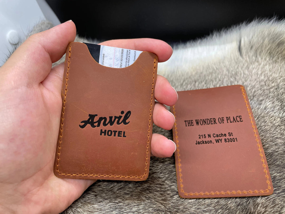 Leather Card Holder , Real Leather, Same Day Shipping, Free Shipping US-Lucasgift