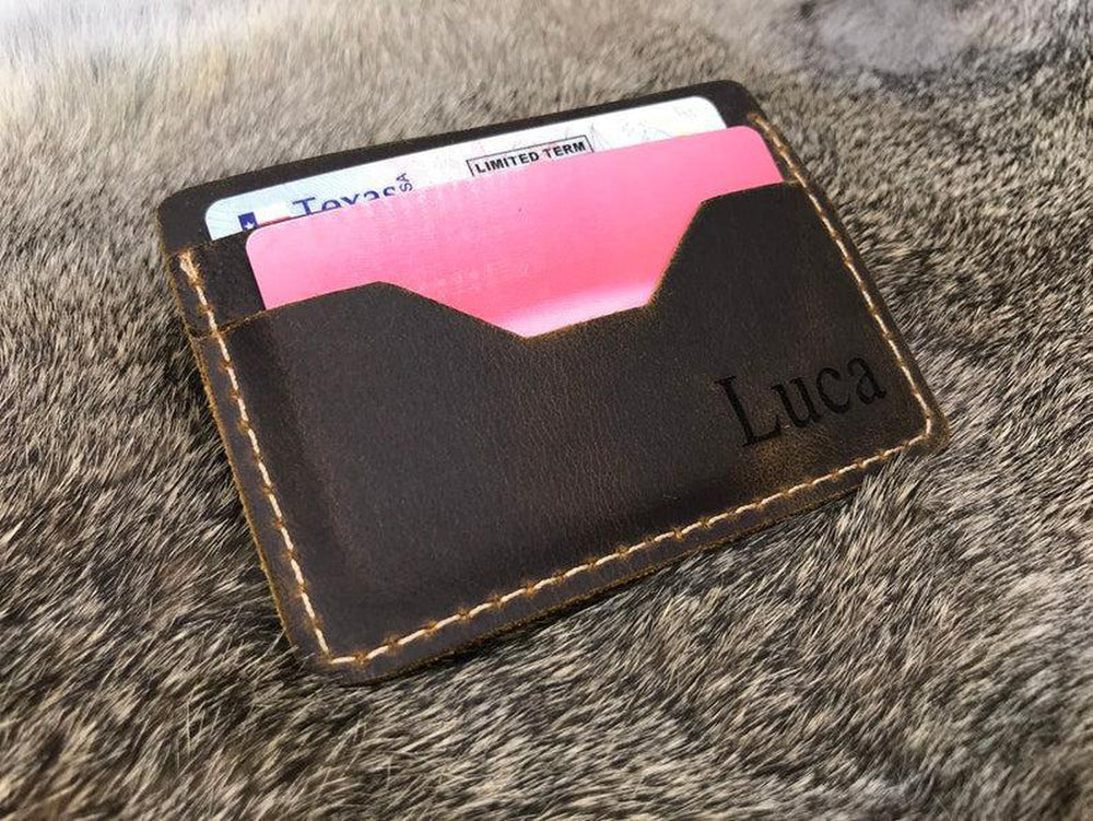 Minimalist Card Holder Wallet- on Lucasgift