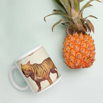 The Striped Guardian – A Mug of Strength, Loyalty, and Heart