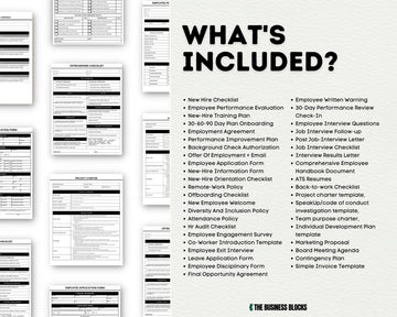 Human Resources Templates HR Forms Employee Onboarding Template HR Documents Employee Handbook New Employee Training HR Dashboard Basic- on Lucasgift