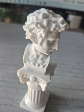 Classical Greco-Roman / Renaissance revival style Male Bust in Miniature- on Lucasgift