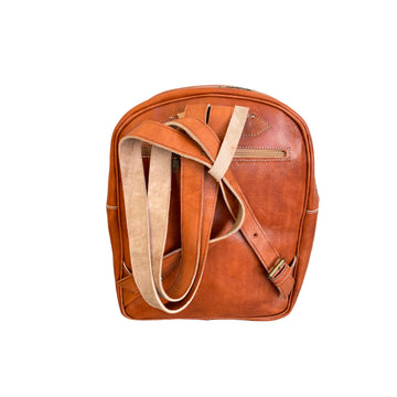 Genuine Leather Backpack Handmade Moroccan High End Work and Travel- on Lucasgift