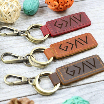 God is Greater Than The Highs and Lows Keychain- on Lucasgift