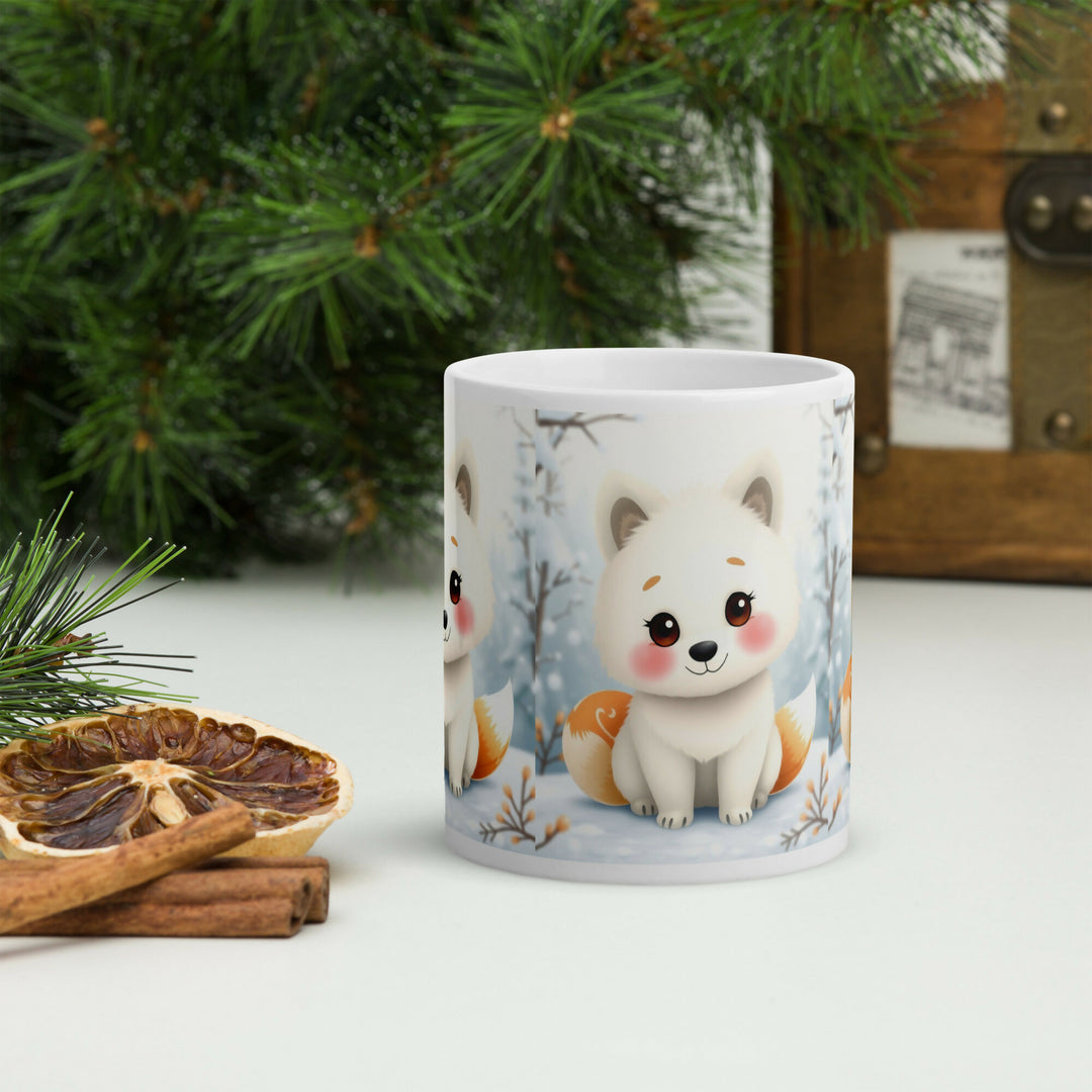 Little Winter Heart – Fox Pup Mug- on Lucasgift