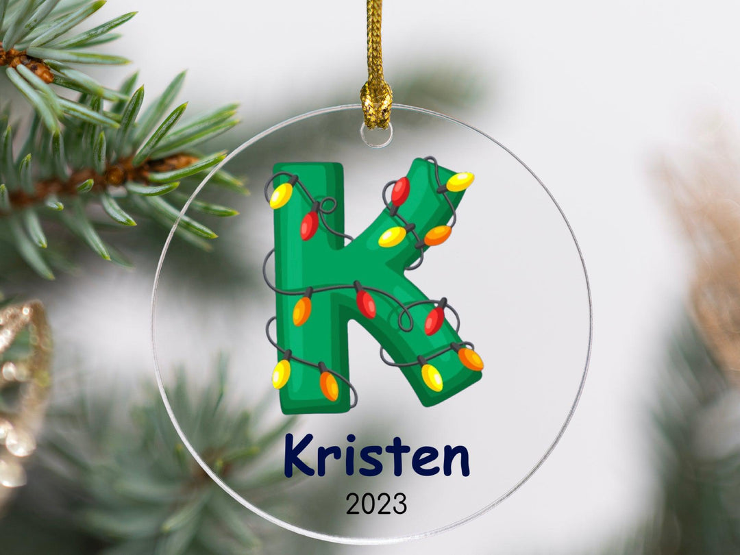 Personalized Christmas Letter Ornaments - Acrylic-Lucasgift