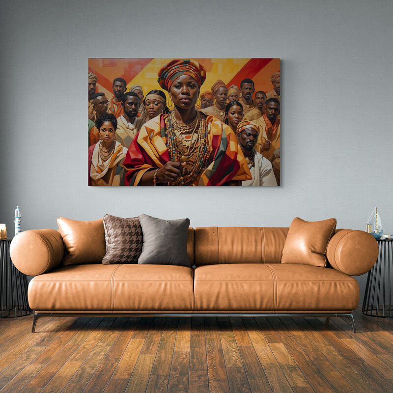 Metal Print Black Heritage- on Lucasgift