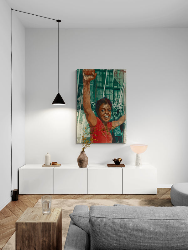 Metal Print Keep fightin`- on Lucasgift