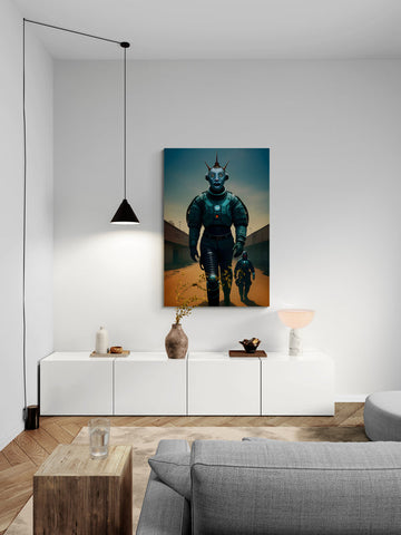 Metal Print Everything in walking distance- on Lucasgift