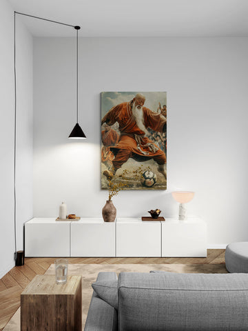 Giclee Art Print Soccer- on Lucasgift