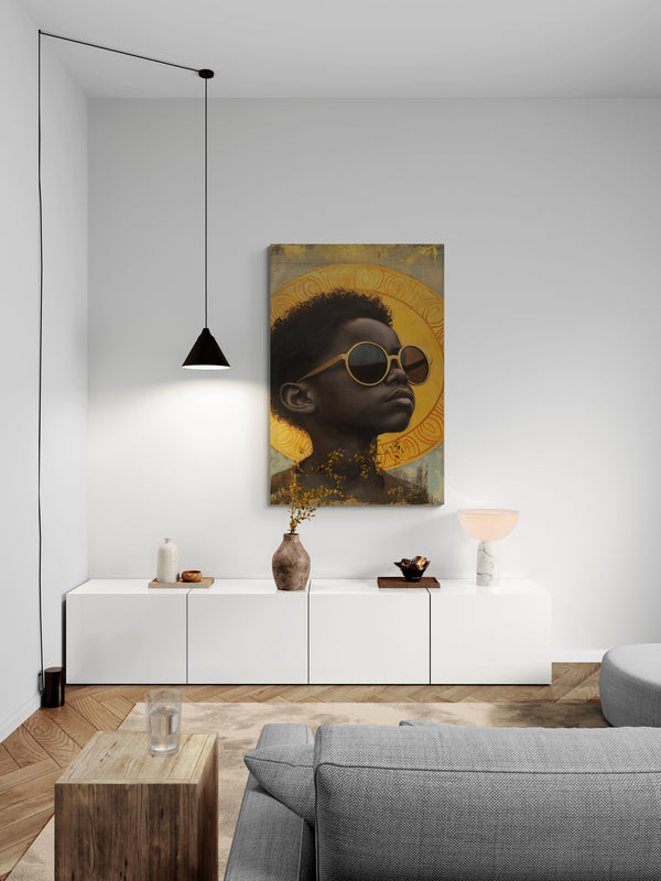 Metal Print If the sun could reflect the future- on Lucasgift