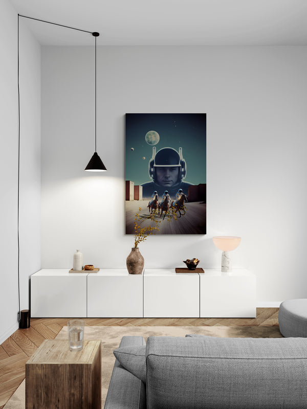 Metal Print Space Riders- on Lucasgift