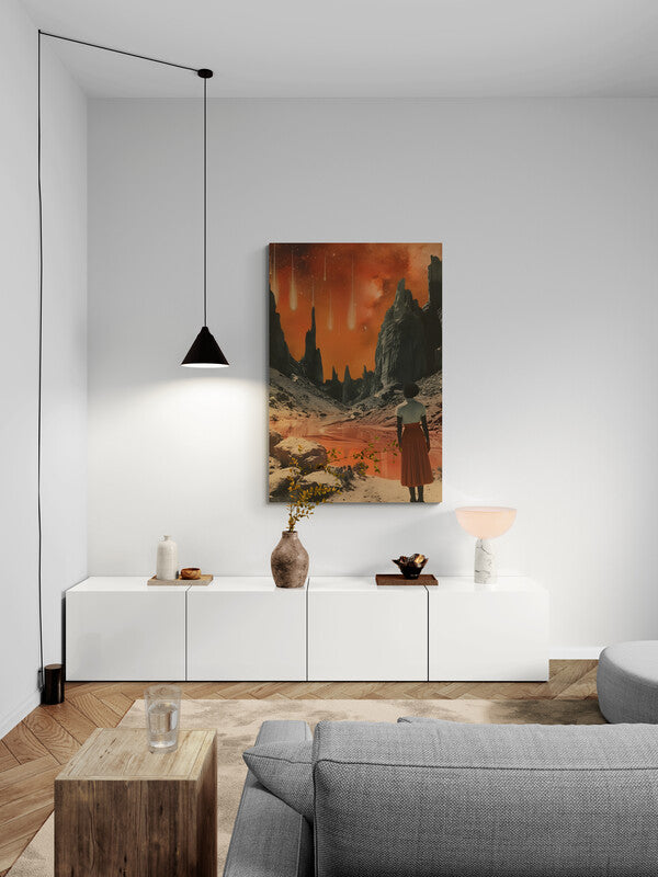 Canvas Wrap Housewive in Space- on Lucasgift