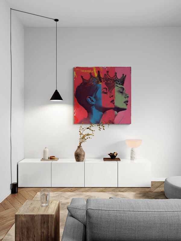 Canvas Wrap Girl with a crown- on Lucasgift