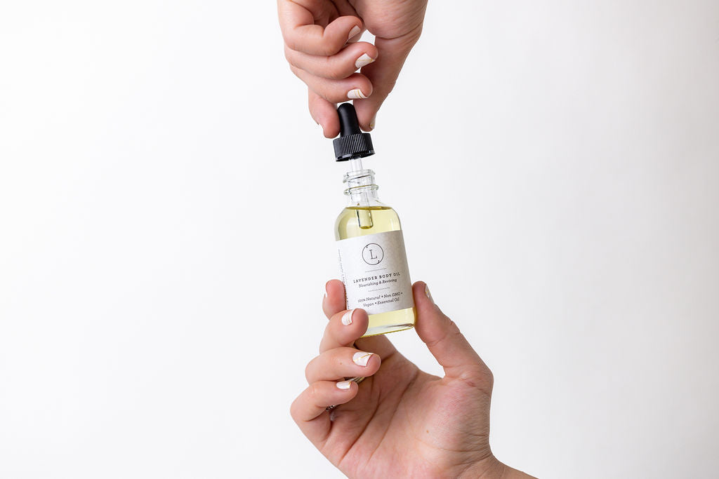 Lavender Body Oil, Natural Moisturizing Body Oil- on Lucasgift