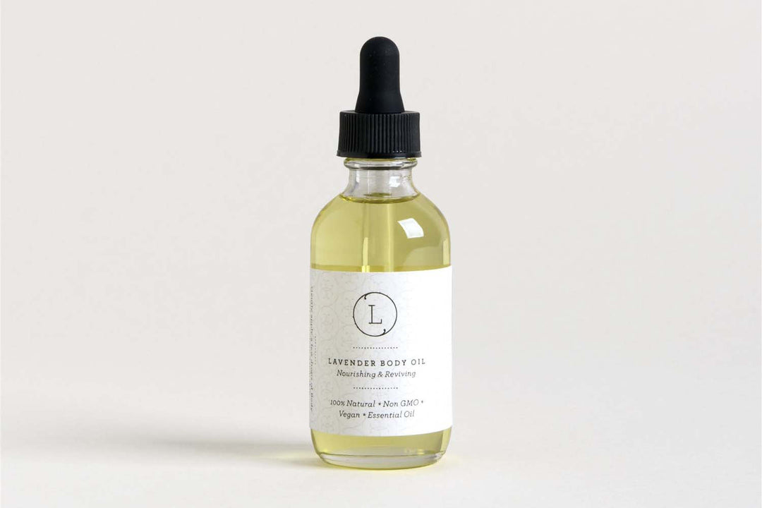 Lavender Body Oil, Natural Moisturizing Body Oil- on Lucasgift