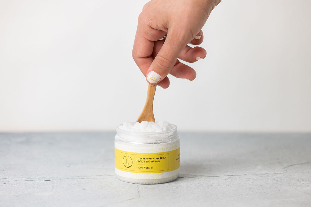 Grapefruit Body Salt Scrub - Moisturizing and fresh- on Lucasgift