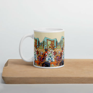 Grandma’s Calm in the Chaos – A Mug Full of Family Laughter