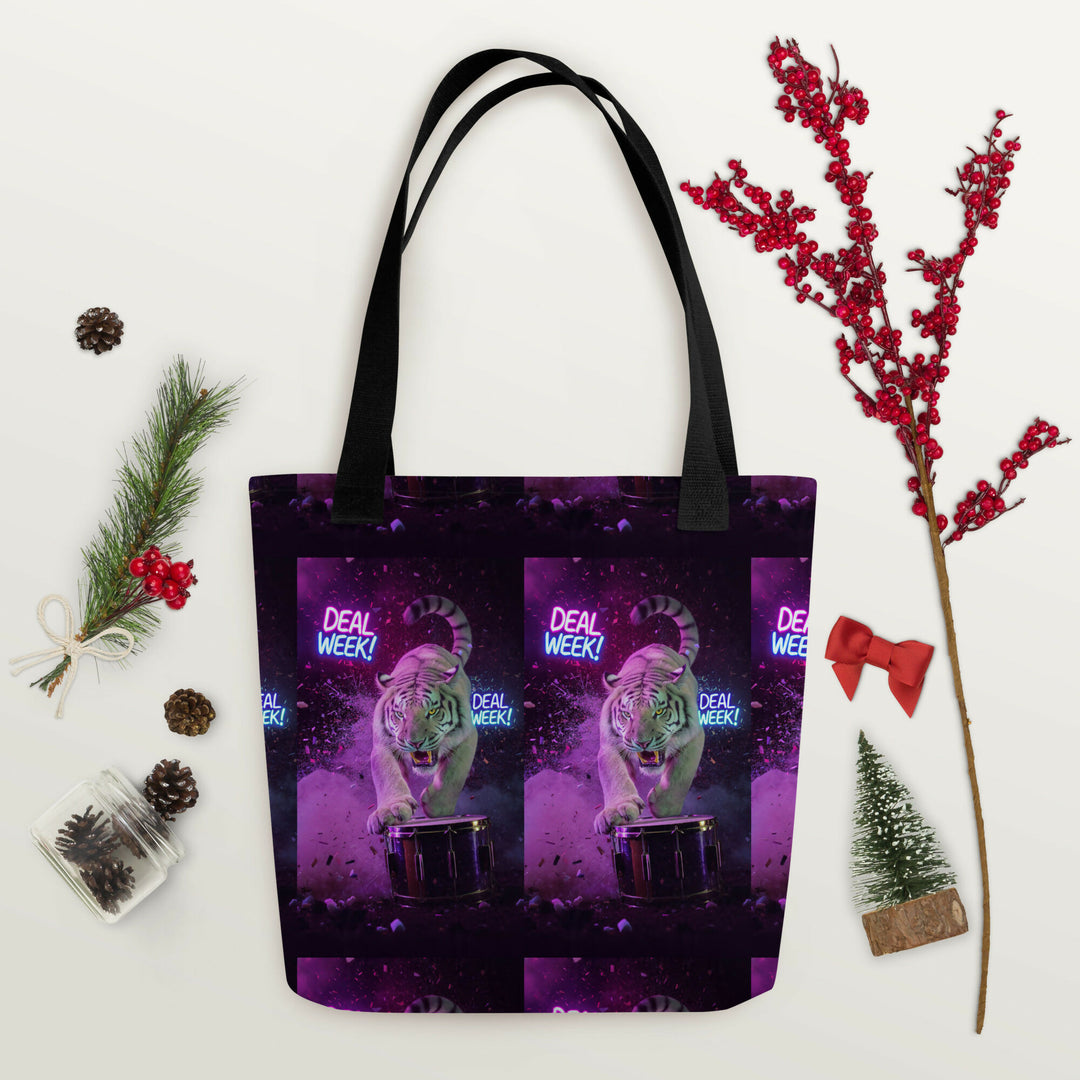 Carry The Rhythm – Tiger Drum Tote- on Lucasgift