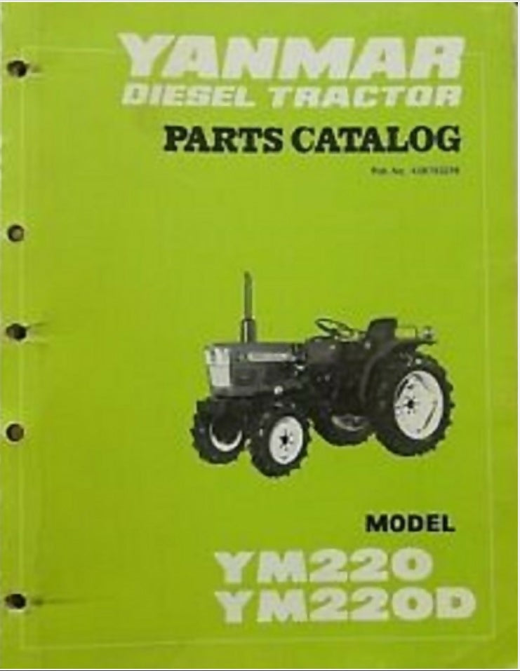 Yanmar YM220 YM220 diesel Tractor parts manual- on Lucasgift