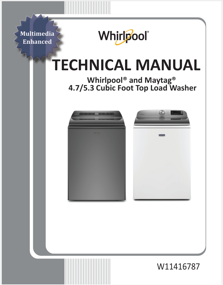 MAYTAG MVW7232HW MVW7232HW0 MVW7232HW1 SERVICE REPAIR MANUAL- on Lucasgift