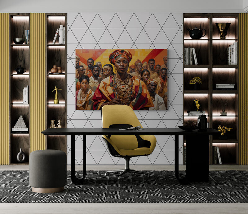 Metal Print Black Heritage- on Lucasgift