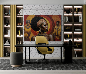 Metal Print Black Queen- on Lucasgift