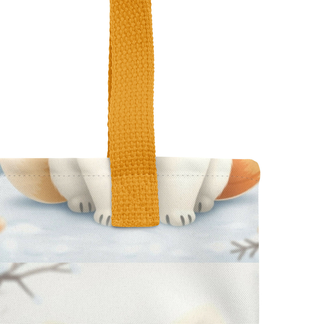Carrying Winter Dreams – Fox Pup Tote- on Lucasgift
