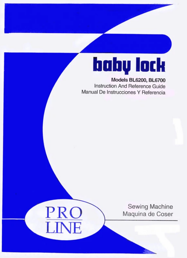 BABY LOCK BL6200 BL6700 SERVICE REPAIR MANUAL- on Lucasgift
