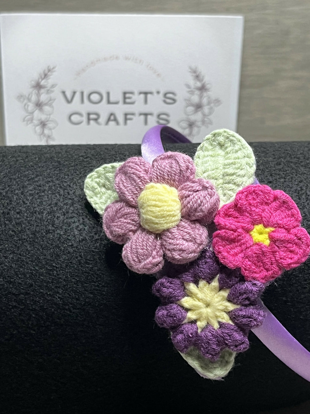 Hand Crocheted Headband- on Lucasgift