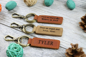 Don't Do Stupid Shit Keychain- on Lucasgift