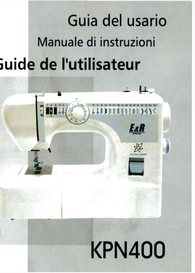E & R KPN400 sewing machine Instructions Manual- on Lucasgift