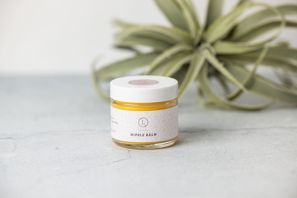 Natural Breastfeeding Nipple Balm, Vegan Nipple Salve- on Lucasgift
