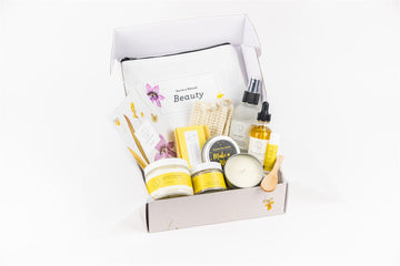 Citrus Care Package, Handmade Natural Bath and Body Gift Box, Thank You Gift,Mother's day Gift box, Holiday spa box- on Lucasgift