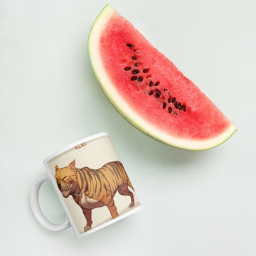 The Striped Guardian – A Mug of Strength, Loyalty, and Heart