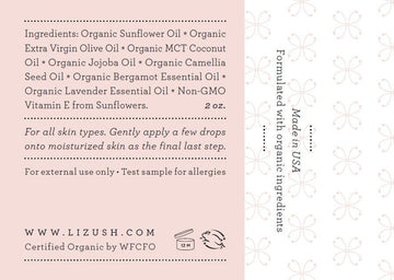 ORGANIC FACIAL OIL Seals and Protects- on Lucasgift