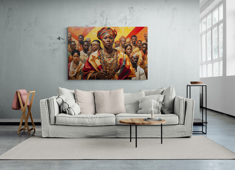 Metal Print Black Heritage- on Lucasgift