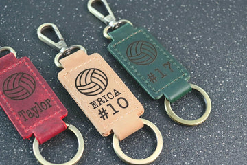 Volleyball Keychain, Volleyball Team Gifts, Volleyball Senior Night Gifts, Personalized Volleyball Gifts, Key Ring, End of Season, Volleyball Banquet- on Lucasgift