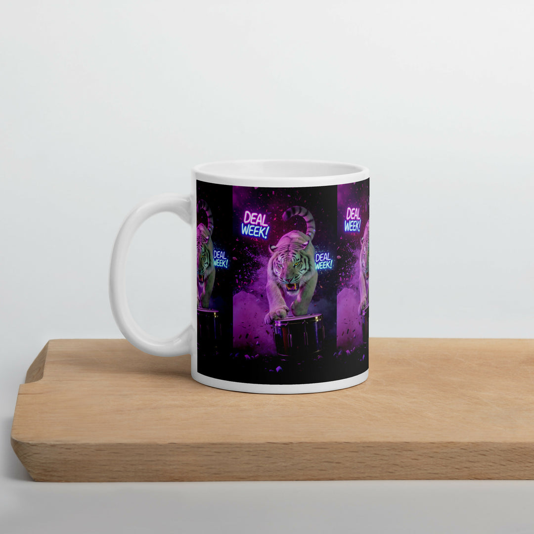 When The Beat Calls – Tiger Drum Mug- on Lucasgift