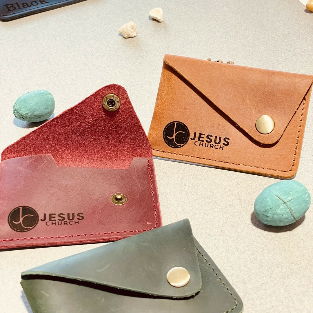 Pack of 100 BULK WALLETS, Personalized LEATHER Wallet