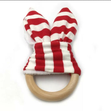 Sensory Teething Ring-Red- on Lucasgift