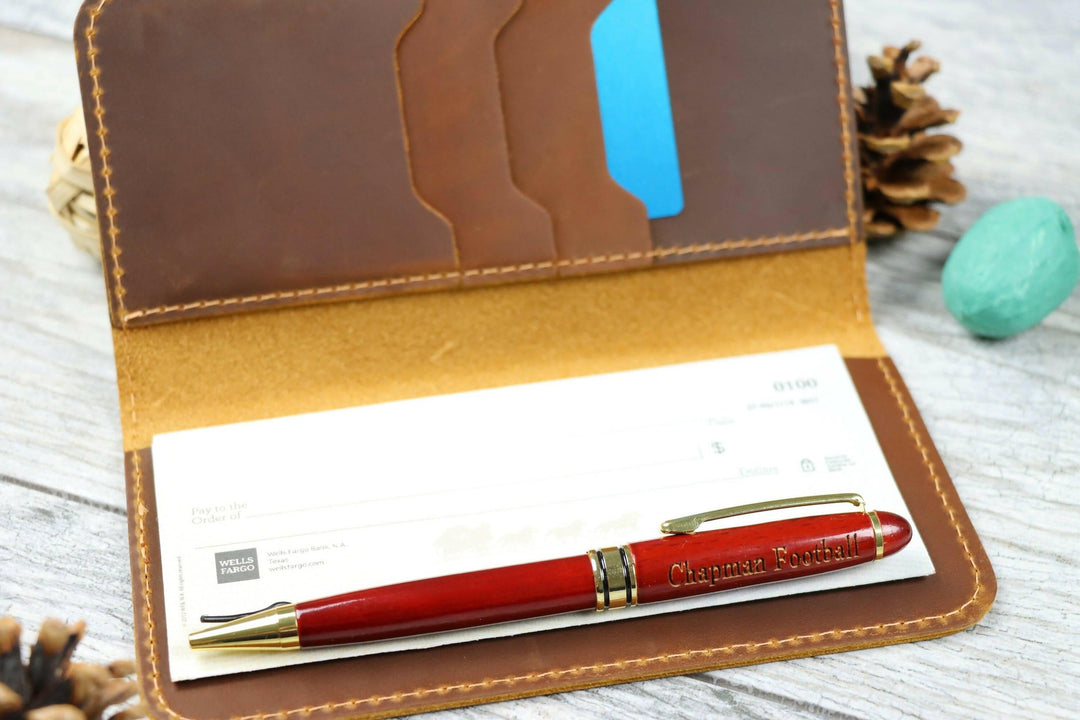 15 pcs+ Bulk Mens Leather Checkbook Wallet - Wholesale , Real Leather, Same Day Shipping, Free Shipping US- on Lucasgift